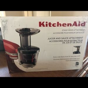 Brand new kitchen aid juicer attachment